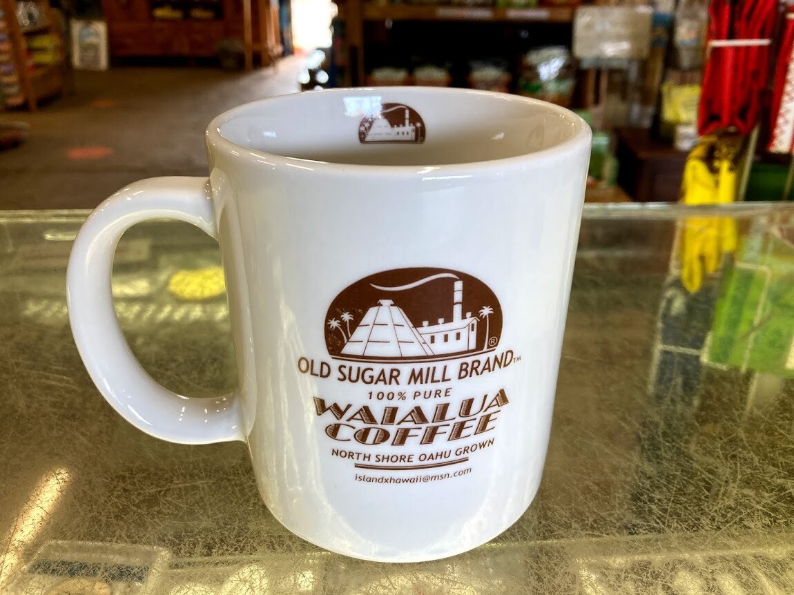 Old Sugar Mill Brand Waialua Coffee logo