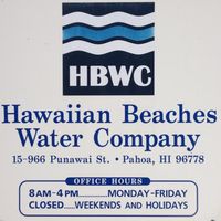 Hawaiian Beaches Water Company logo