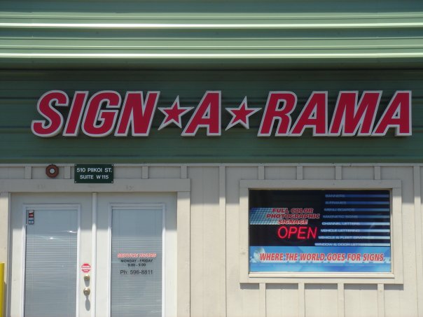 Sign A Rama Honolulu - Honolulu, HI | Hawaiian Local